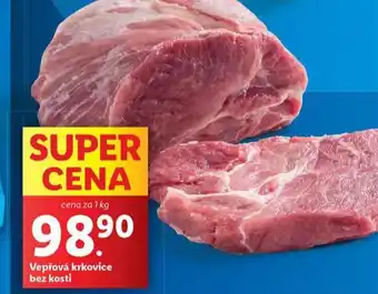 Lidl Vepřová krkovice bez kosti nabídka