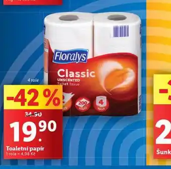 Lidl Florasyl toaletní papír nabídka