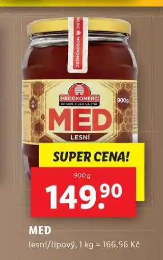 Lidl Med lesní / lipový nabídka