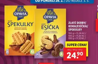 Lidl Zlaté derby / koka / esíčka / spekulky nabídka