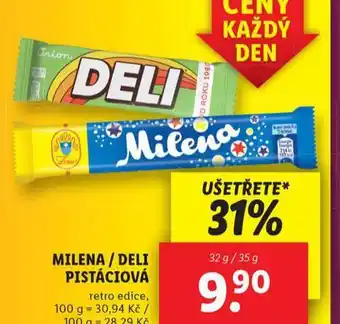 Lidl Deli pistáciová nabídka
