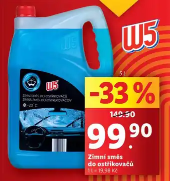 Lidl W5 zimní směs do ostřikovačů nabídka