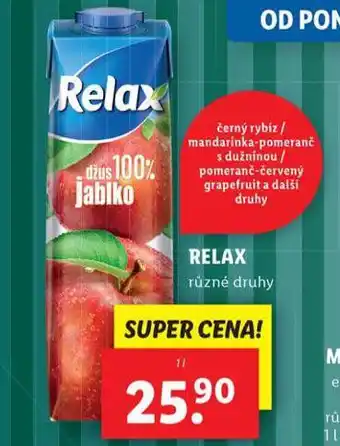 Lidl Relax nabídka