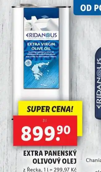 Lidl Extra panenský olivový olej nabídka