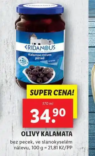 Lidl Olivy kalamata nabídka