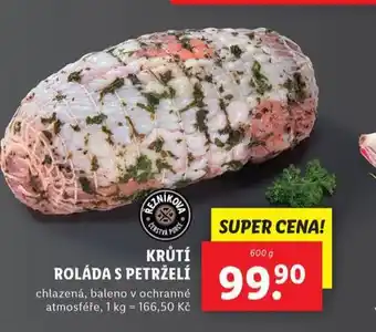 Lidl Krůtí roláda s petrželí nabídka