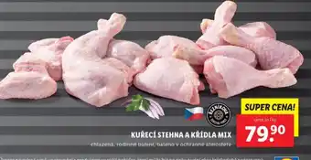 Lidl Kuřecí stehna a křídla mix nabídka