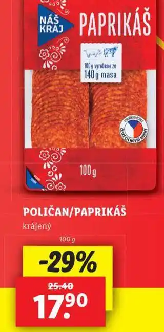 Lidl Paprikáš nabídka