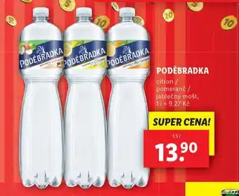 Lidl Poděbradka ochucená nabídka