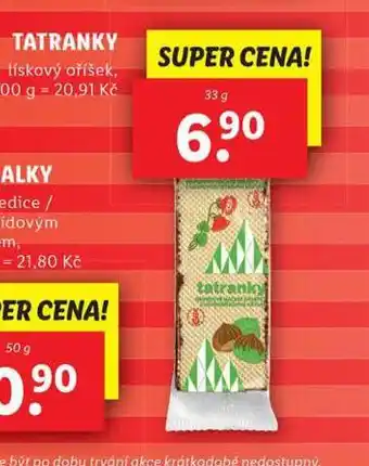 Lidl Tatranky nabídka