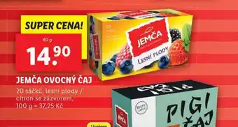Lidl Jemča ovocný čaj nabídka