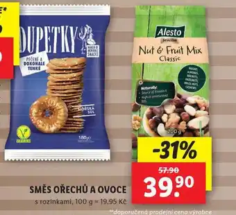 Lidl Směs ořechů a ovoce nabídka