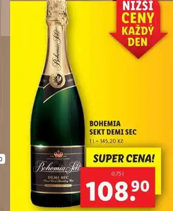 Lidl Bohemia sekt demi sec nabídka