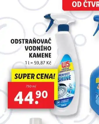 Lidl W5 odstraňovač vodního kamene nabídka