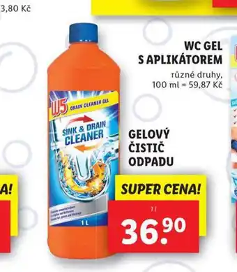 Lidl Gelový čistič odpadu nabídka