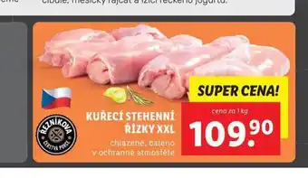 Lidl Kuřecí stehenní řízky xxl nabídka