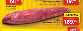 Lidl Vepřová panenská svíčková nabídka