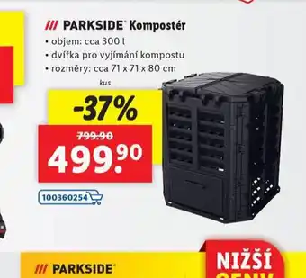 Lidl Parkside kompostér nabídka