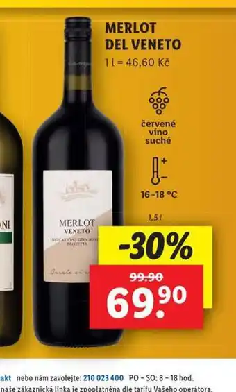 Lidl Merlot del veneto nabídka