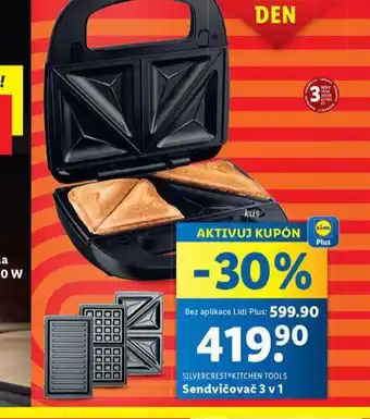 Lidl Sendvičovač 3v1 nabídka