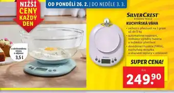 Lidl Kuchyňská váha nabídka