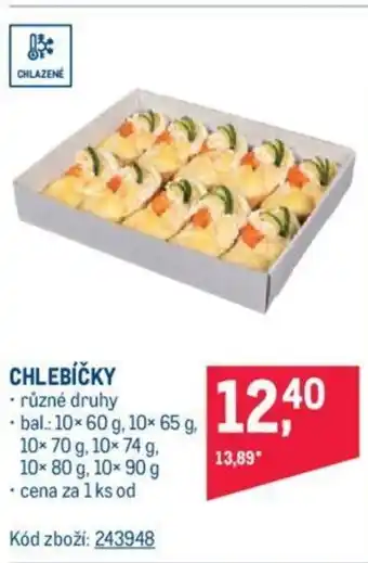 Makro CHLEBÍČKY nabídka
