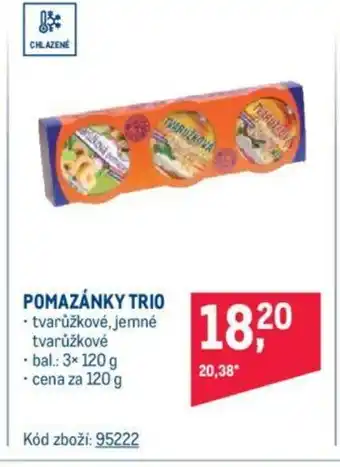 Makro POMAZÁNKY TRIO nabídka