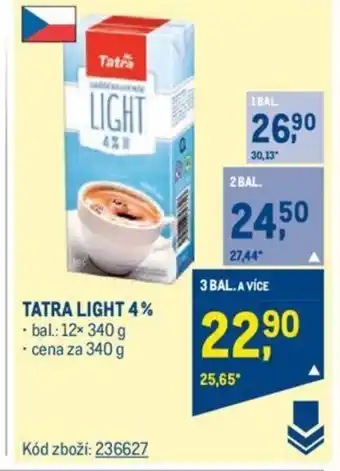 Makro TATRA LIGHT 4% nabídka