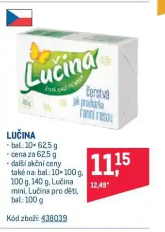Makro LUČINA nabídka