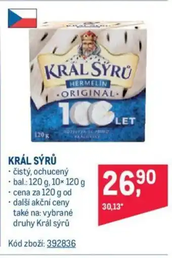 Makro KRÁL SÝRŮ nabídka
