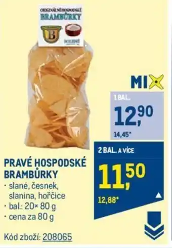 Makro PRAVÉ HOSPODSKÉ BRAMBŮRKY nabídka