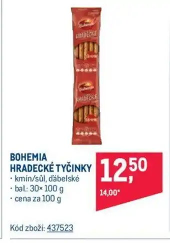 Makro BOHEMIA HRADECKÉ TYČINKY nabídka