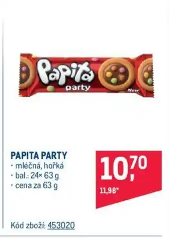 Makro PAPITA PARTY nabídka
