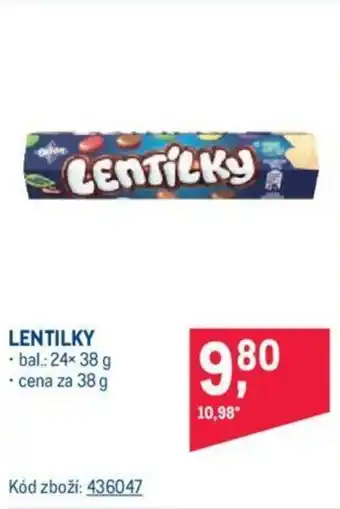 Makro LENTILKY nabídka