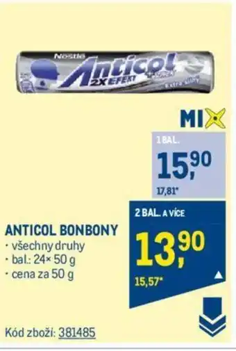 Makro ANTICOL BONBONY nabídka