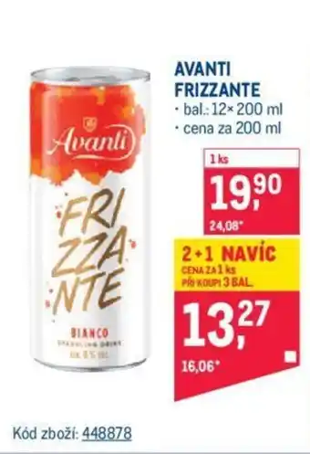 Makro AVANTI FRIZZANTE nabídka