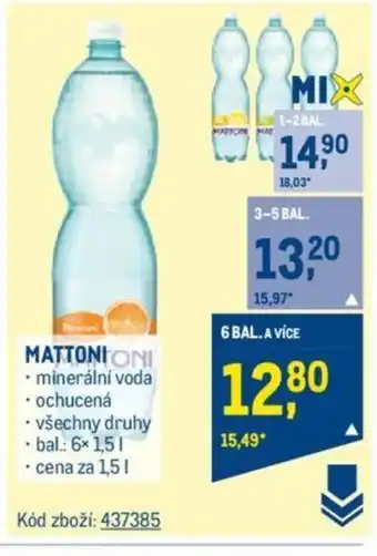 Makro MATTONI nabídka