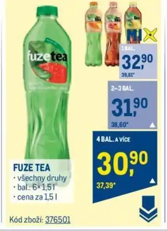 Makro FUZE TEA nabídka