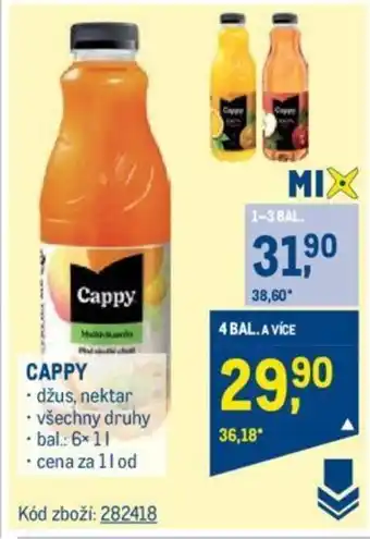 Makro CAPPY nabídka