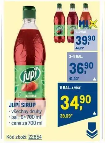 Makro JUPI SIRUP nabídka