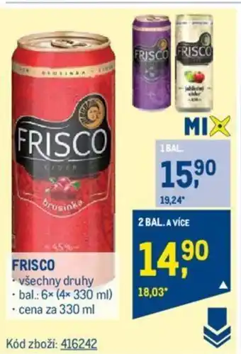 Makro FRISCO nabídka