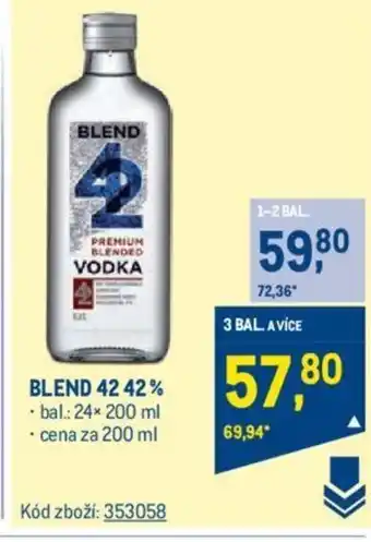 Makro BLEND 42 42% nabídka