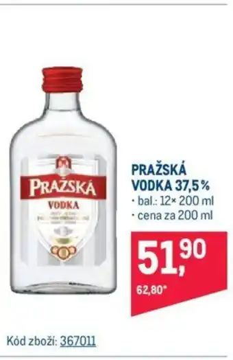 Makro PRAŽSKÁ VODKA 37,5% nabídka
