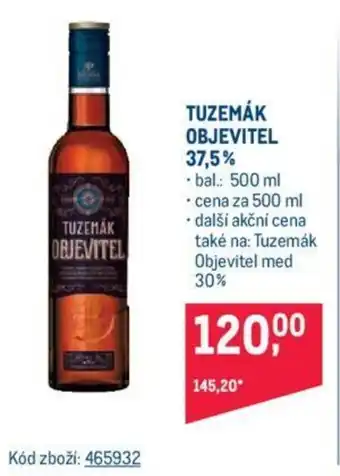 Makro TUZEMÁK OBJEVITEL 37,5% nabídka