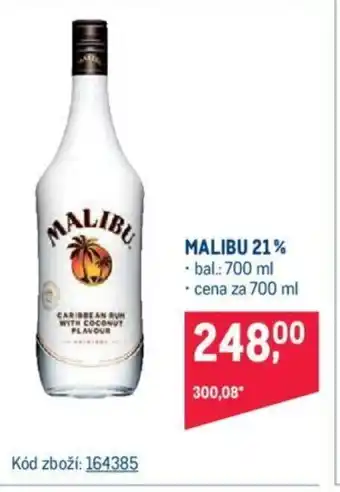 Makro MALIBU 21% nabídka