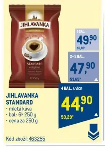 Makro JIHLAVANKA STANDARD nabídka