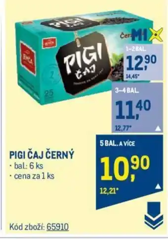 Makro PIGI ČAJ ČERNÝ nabídka