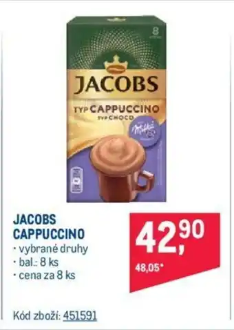 Makro JACOBS CAPPUCCINO nabídka