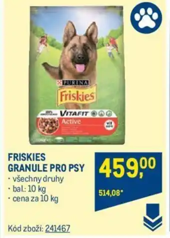 Makro FRISKIES GRANULE PRO PSY nabídka