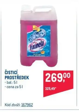 Makro ČISTICÍ PROSTŘEDEK nabídka